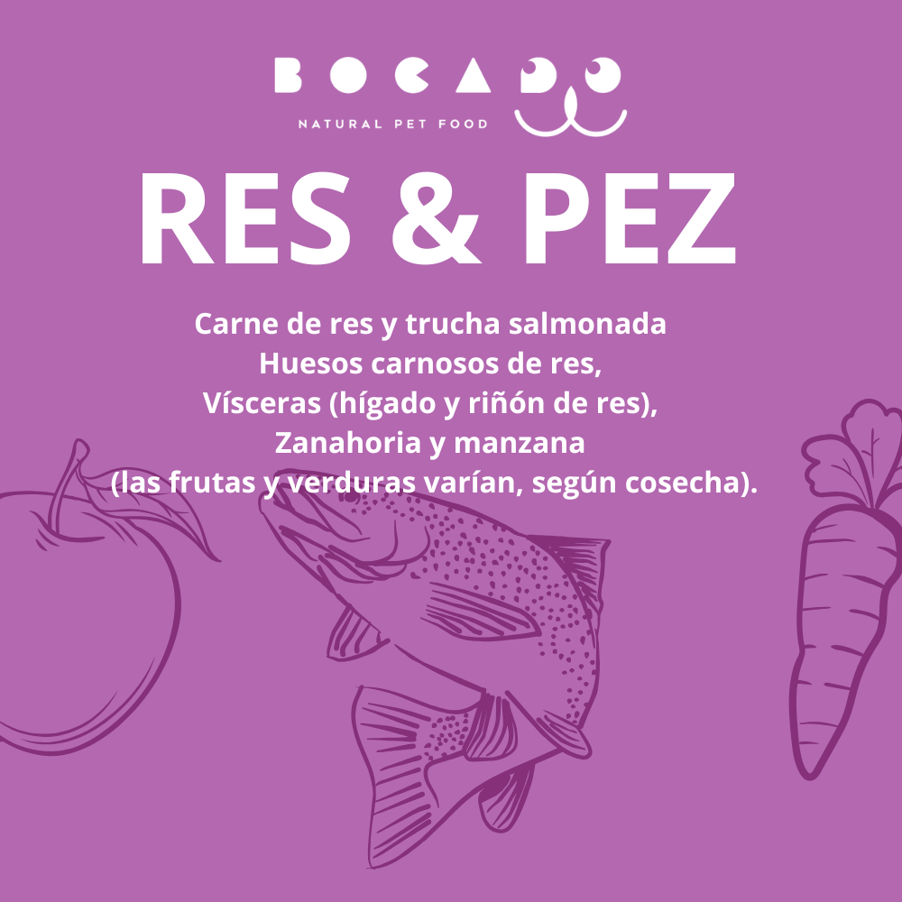 Bocado Res y Pez